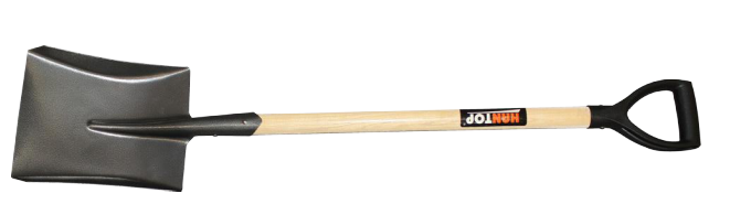 Item No.72303 Square shovel with wooden handle D pvc grip