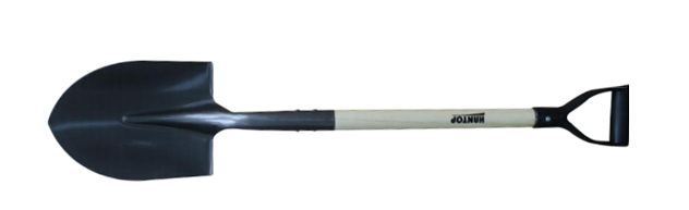 Item No.74336 Round shovel wooden handle Y pvc grip
