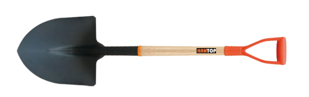 Item No.71328 Round shovel wooden handle PB pvc grip