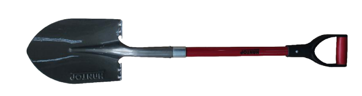 Item No.76303 Round shovels with 32*3mm fiberglass handle,PVC+TPR grip