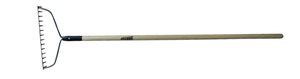 Item No.74349 Bow Rake 14T with long wooden handle