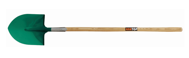 Item No.73314 Big round shovel with timber handle
