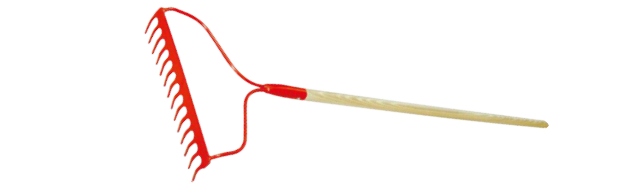 Item No.71344 14T Bow rake with long wooden handle
